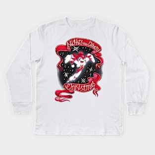 Nights into Christmas Kids Long Sleeve T-Shirt